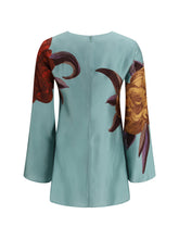 LA DOUBLE J S silk twill mini dress 