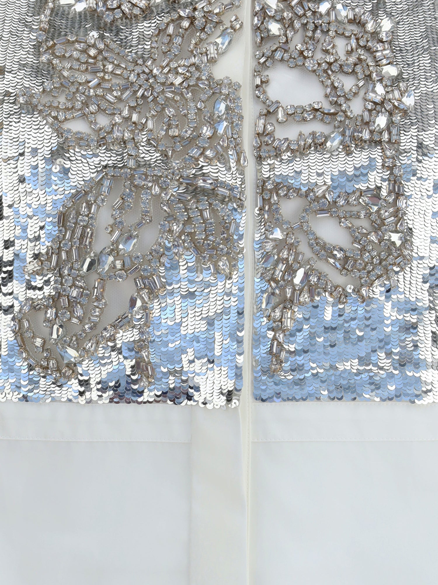 ALEXANDER MCQUEEN 44 crystal embroidered shirt