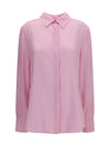 silk shirt with back gathering
