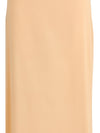 classic long silk skirt