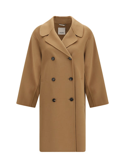 magnolia double-breasted virgin wool coat