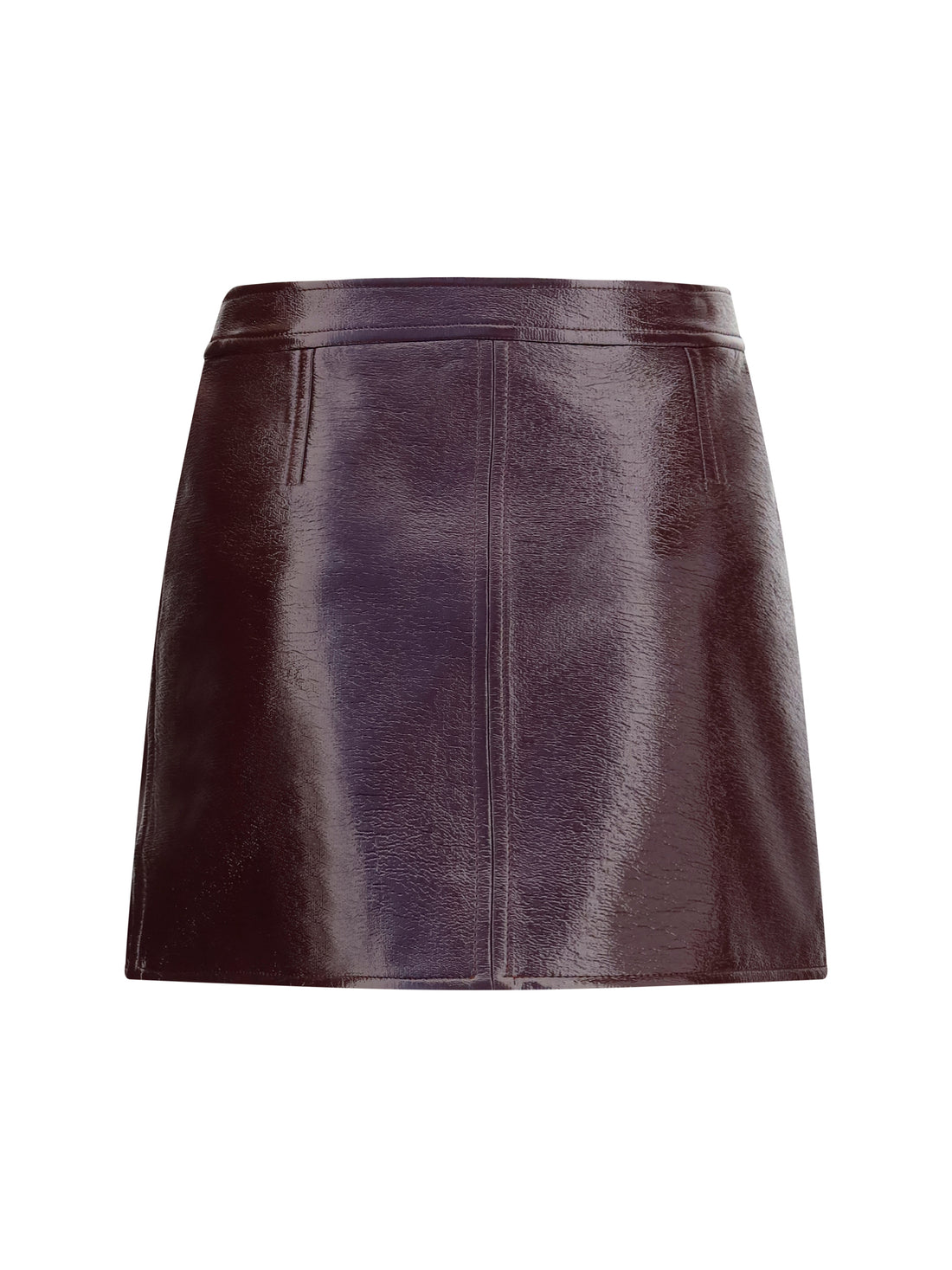 COURRÈGES 36 vinyl mini skirt