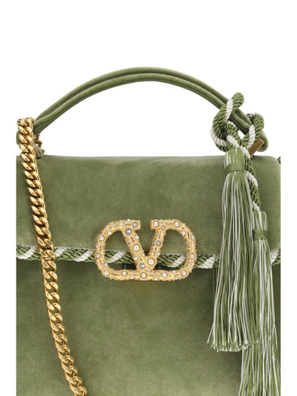 VALENTINO GARAVANI OS velvet vsling handbag