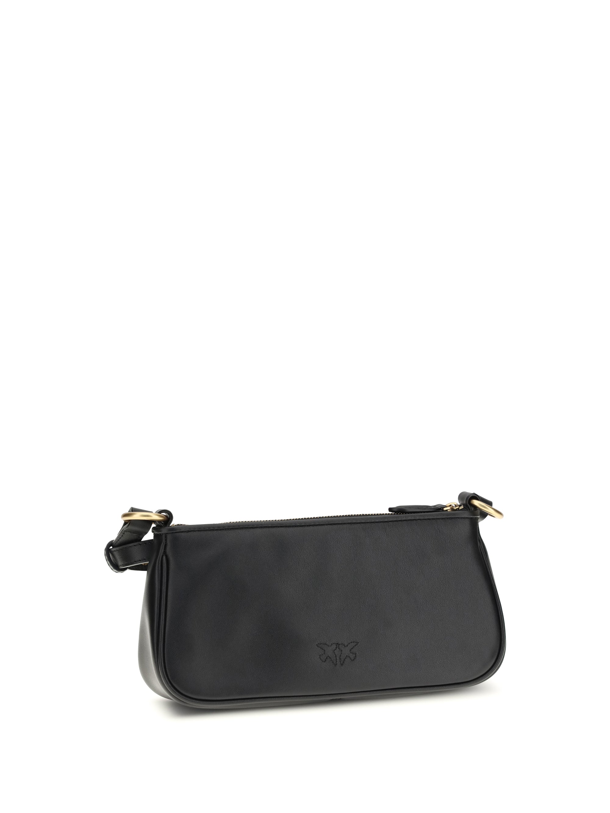 PINKO OS mini half moon shoulder bag