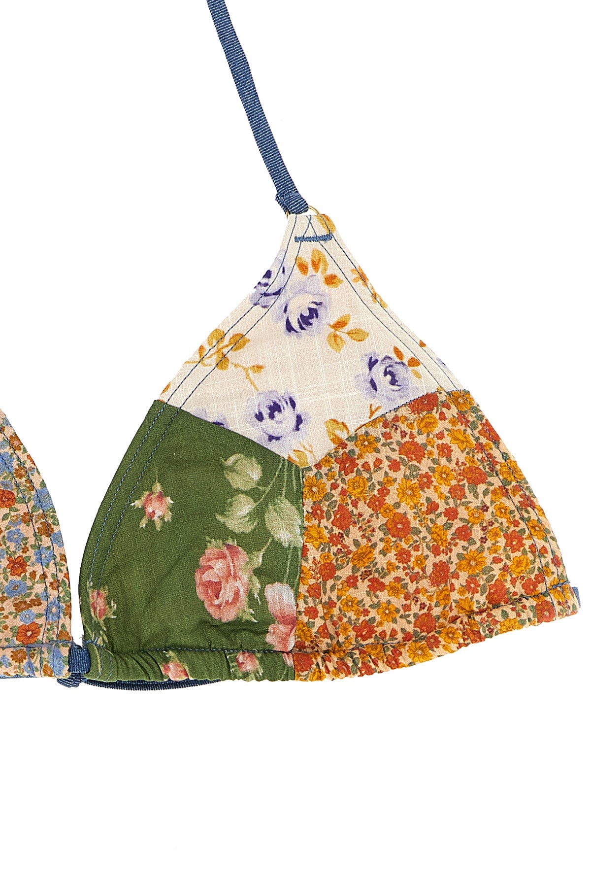 lucky cotton mini tri cotton bikini