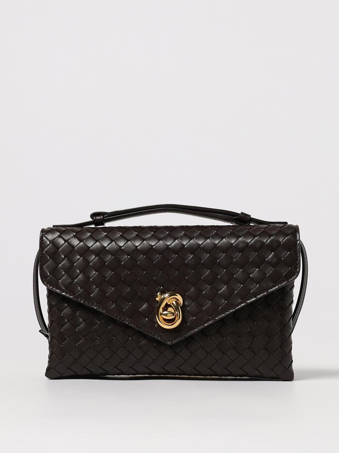 Intrecciato Knot Lock Leather Bag