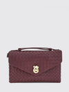 Intrecciato Knot Lock Leather Bag
