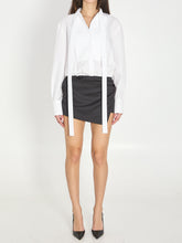 THE ATTICO 40 white and black mini dress