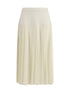ALESSANDRA RICH 38 pleated midi skirt