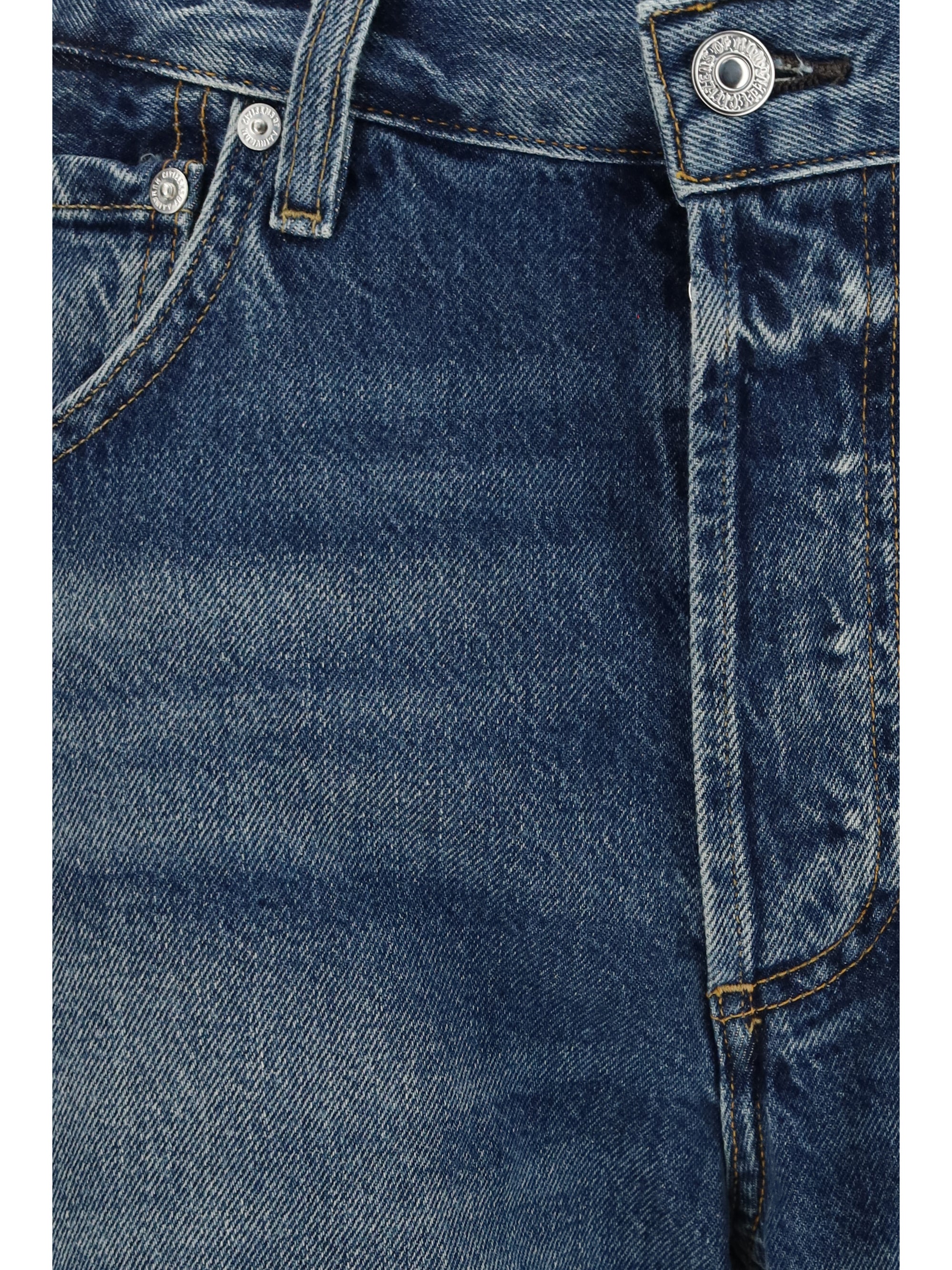 straight-leg jeans
