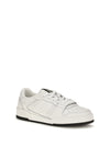 match canvas and suede sneakers