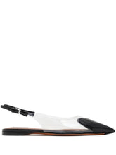 Alaïa Le Cur Flat Slingbacks In Patent Calfskin