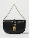 Fendigraphy Leather Chain Wallet
