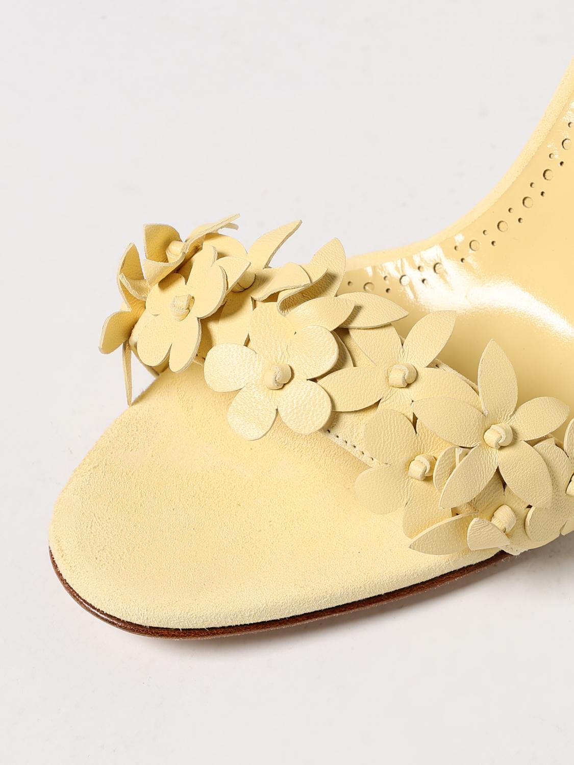 woman's heeled sandal