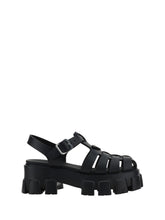 PRADA 37 oversize sandals 