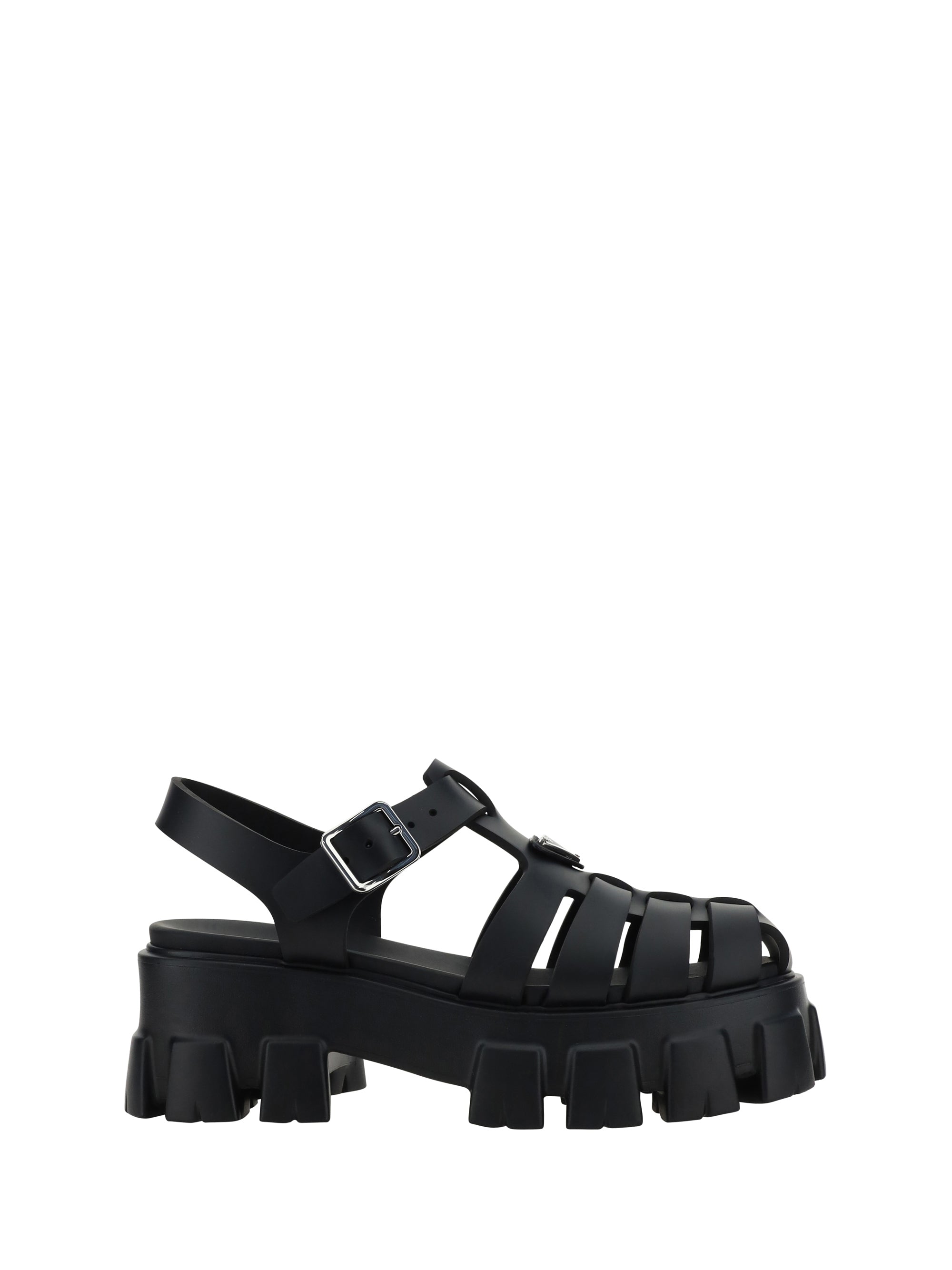 PRADA 37 oversize sandals 