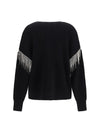 pagine virgin wool cardigan with sparkling details