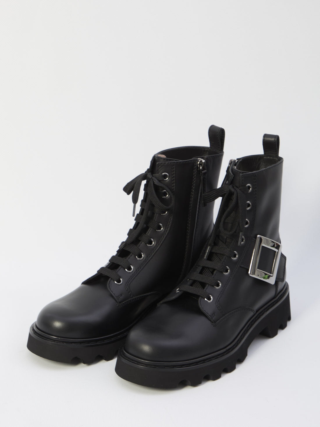 ROGER VIVIER 36½ viv rangers combat boots