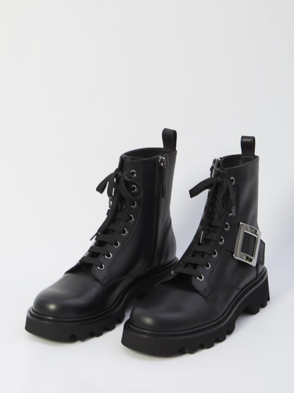 ROGER VIVIER 36½ viv rangers combat boots