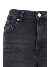 7FOR 24 stovepipe straight jeans