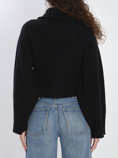 THE ATTICO 42 zip-up cardigan