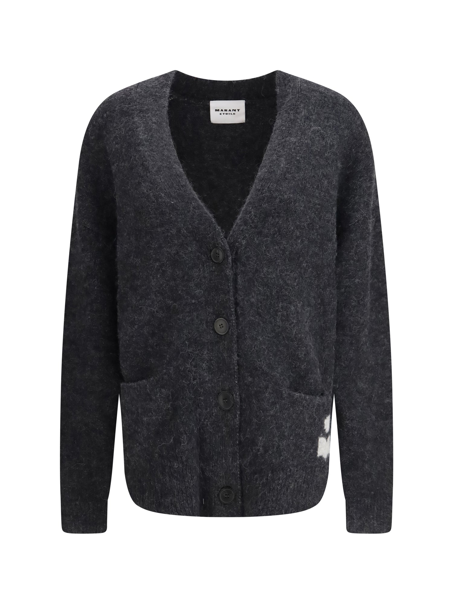 MARANT ETOILE 34 eborah cardigan in alpaca blend