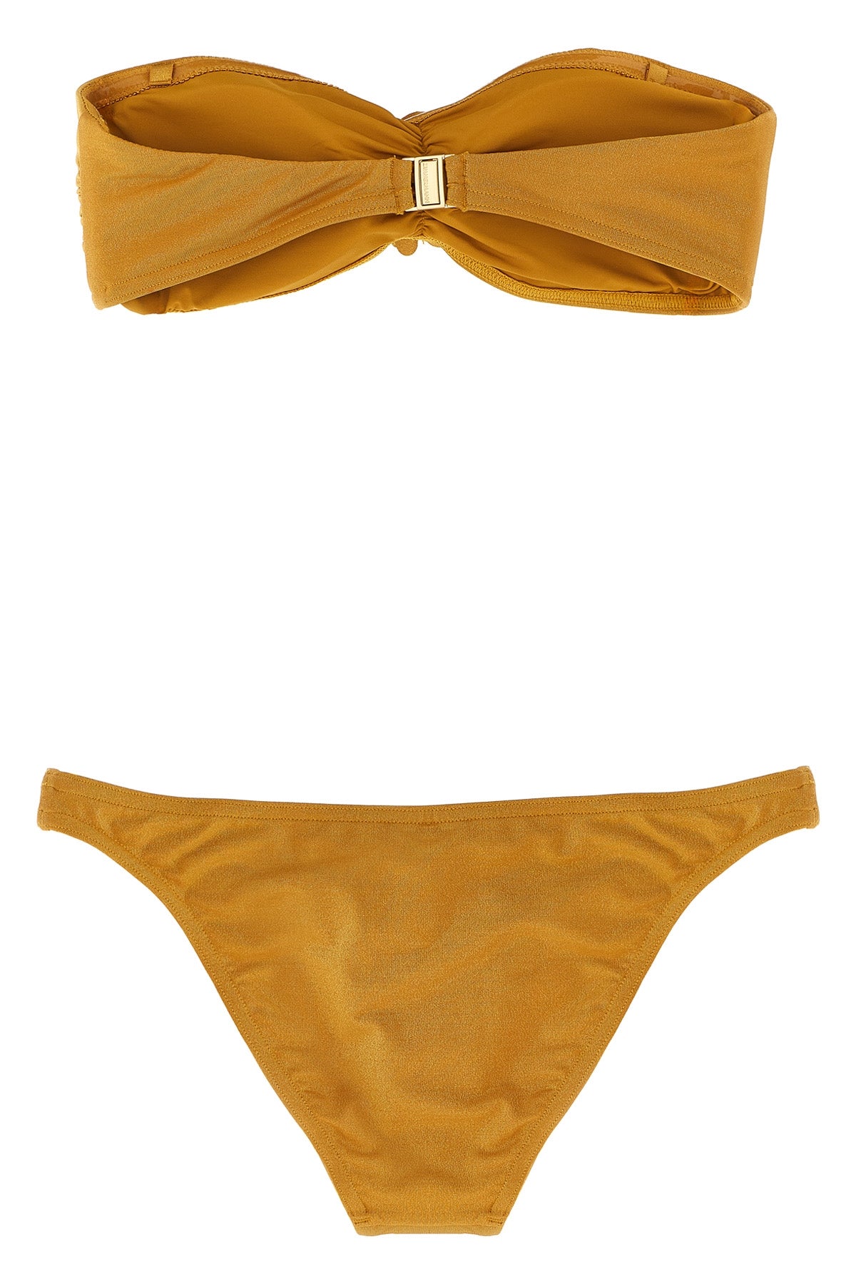 lucky bandeau flower bikini