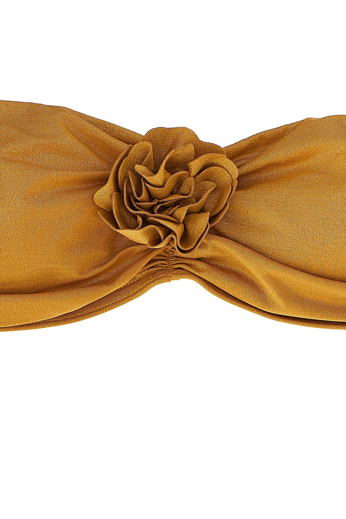 lucky bandeau flower bikini