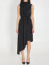 BALENCIAGA 36 asymmetric stretch dress
