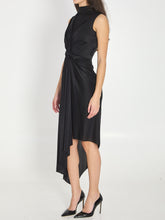 BALENCIAGA 36 asymmetric stretch dress
