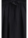 midi dress with bows and puff shoulders