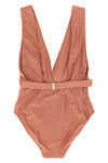 lucky plunge flower one-piece swimsuit