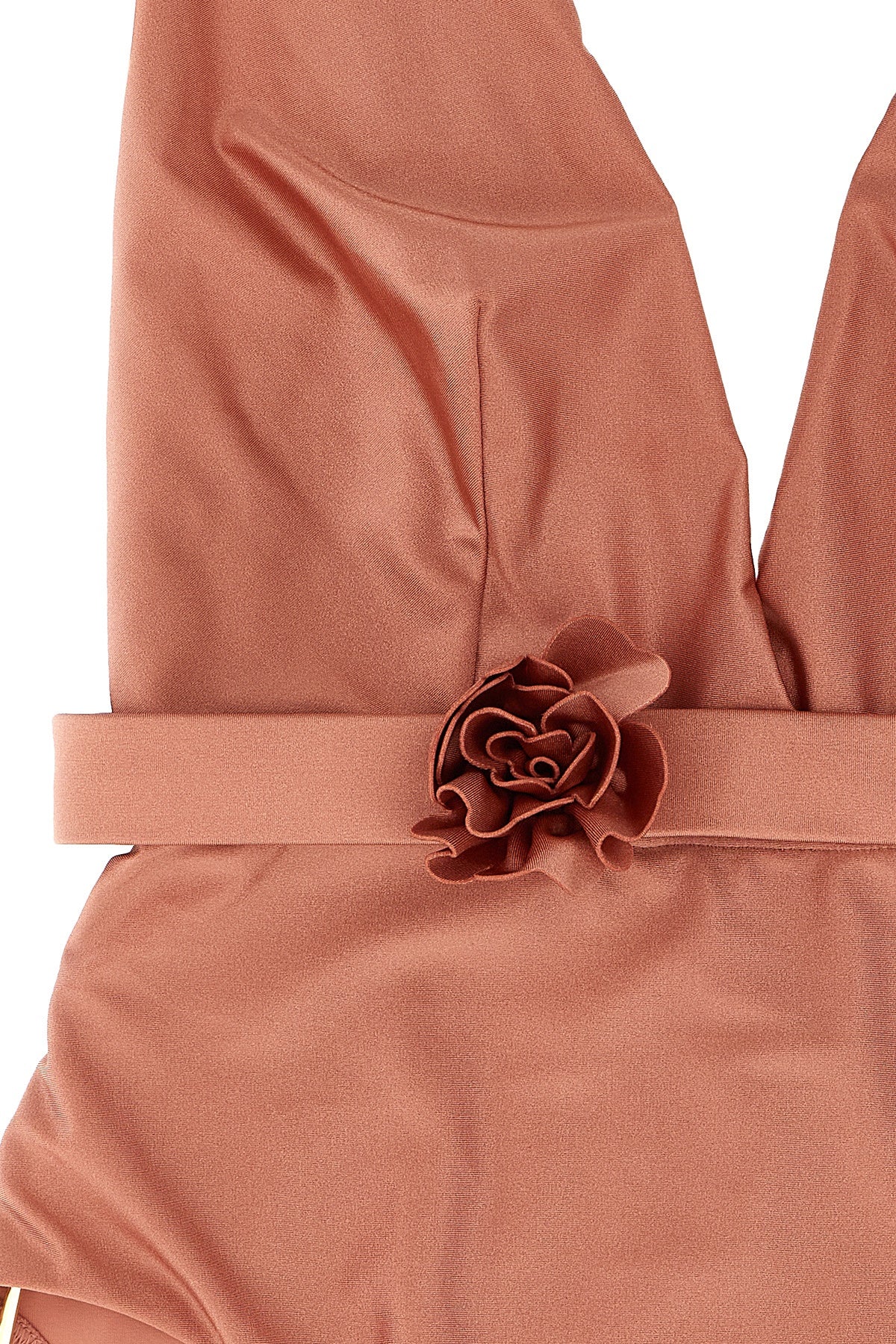lucky plunge flower one-piece swimsuit