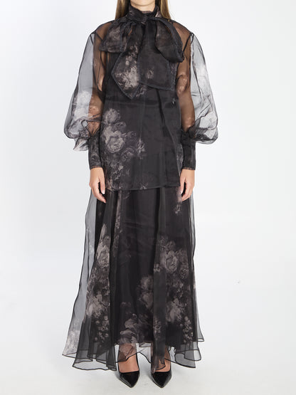 ZIMMERMANN 01 hypnotic pussybow blouse