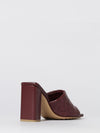 woman's heeled sandal