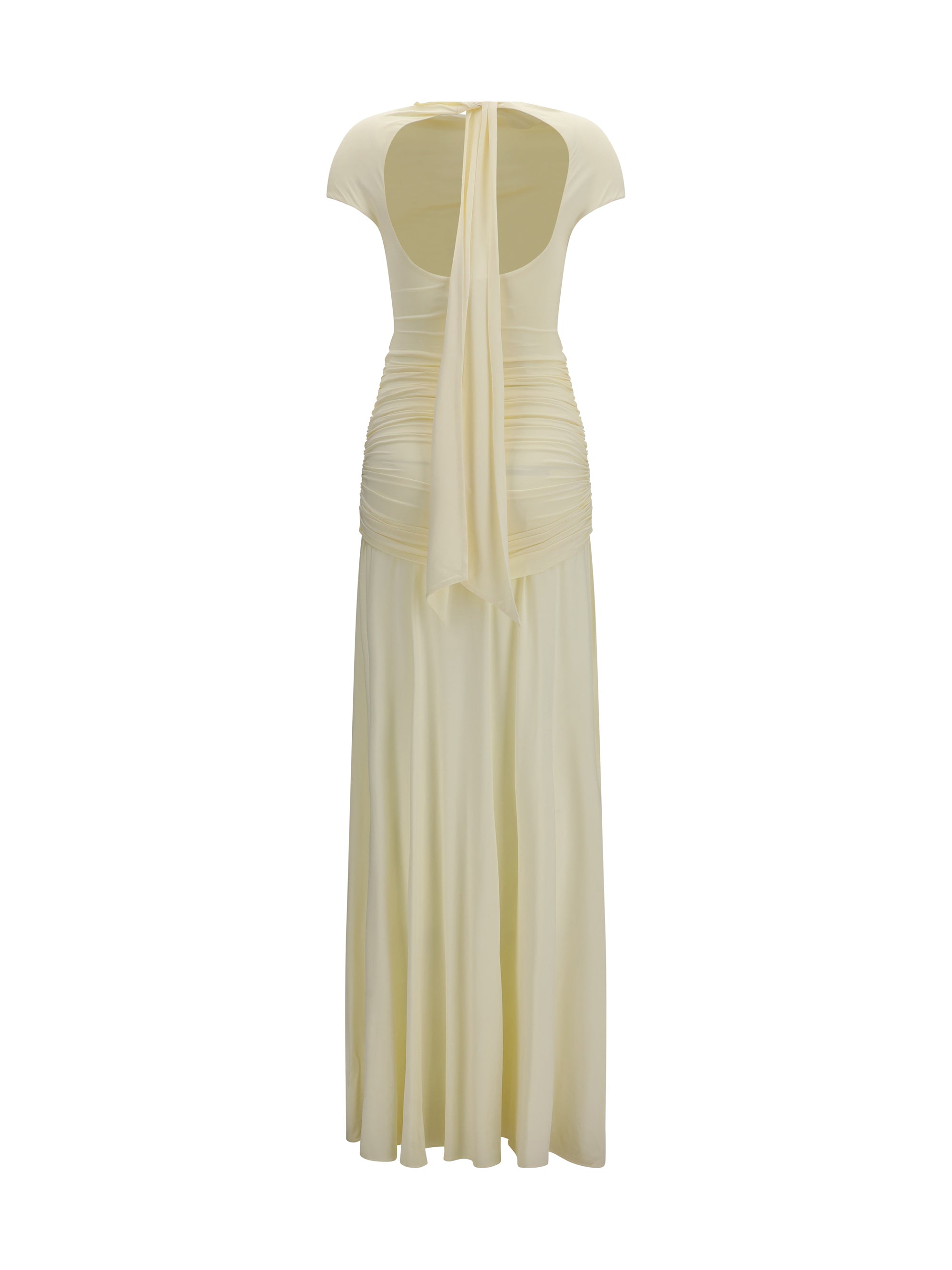 draped jersey dress