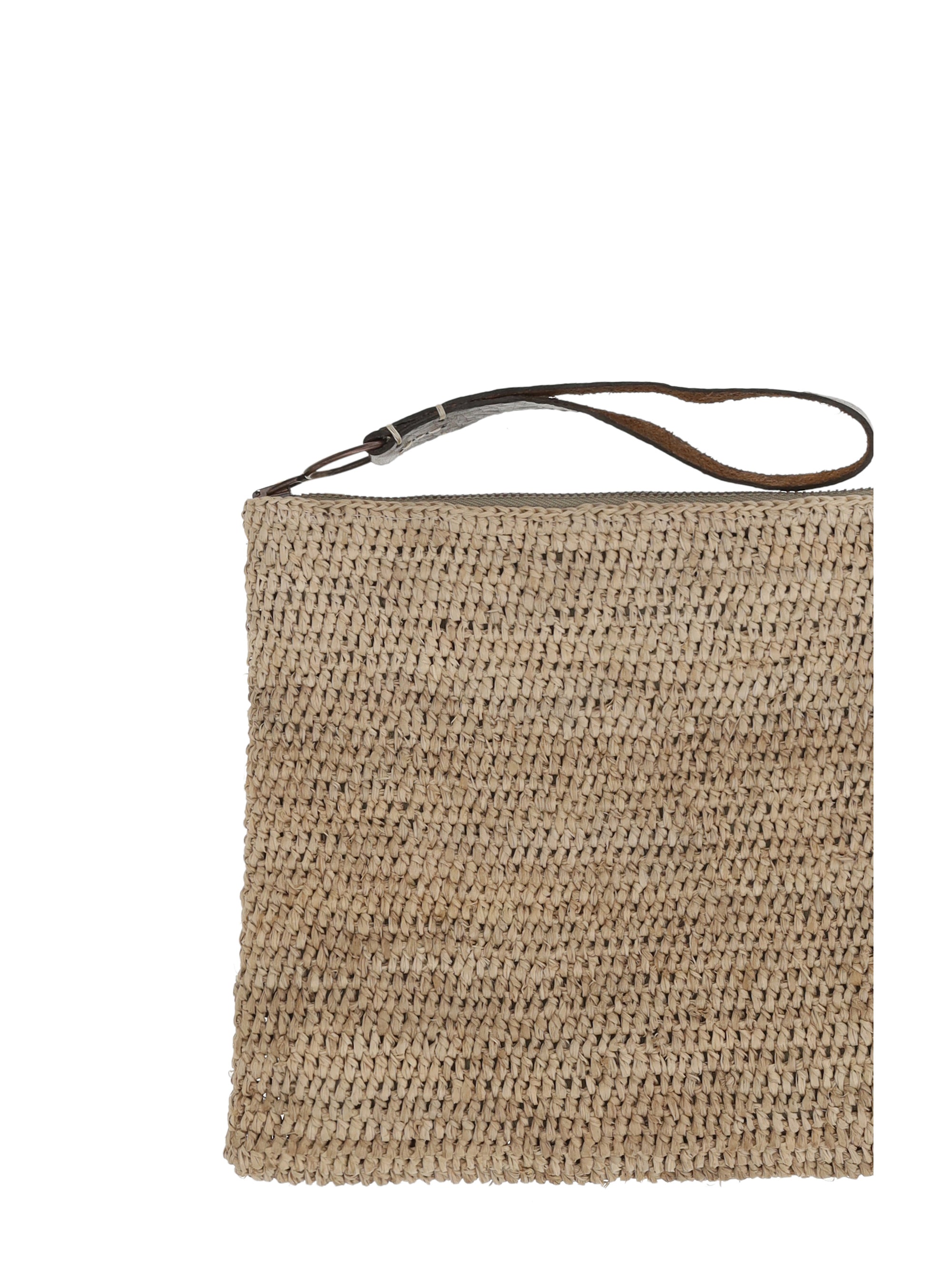 raffia ampy pouch