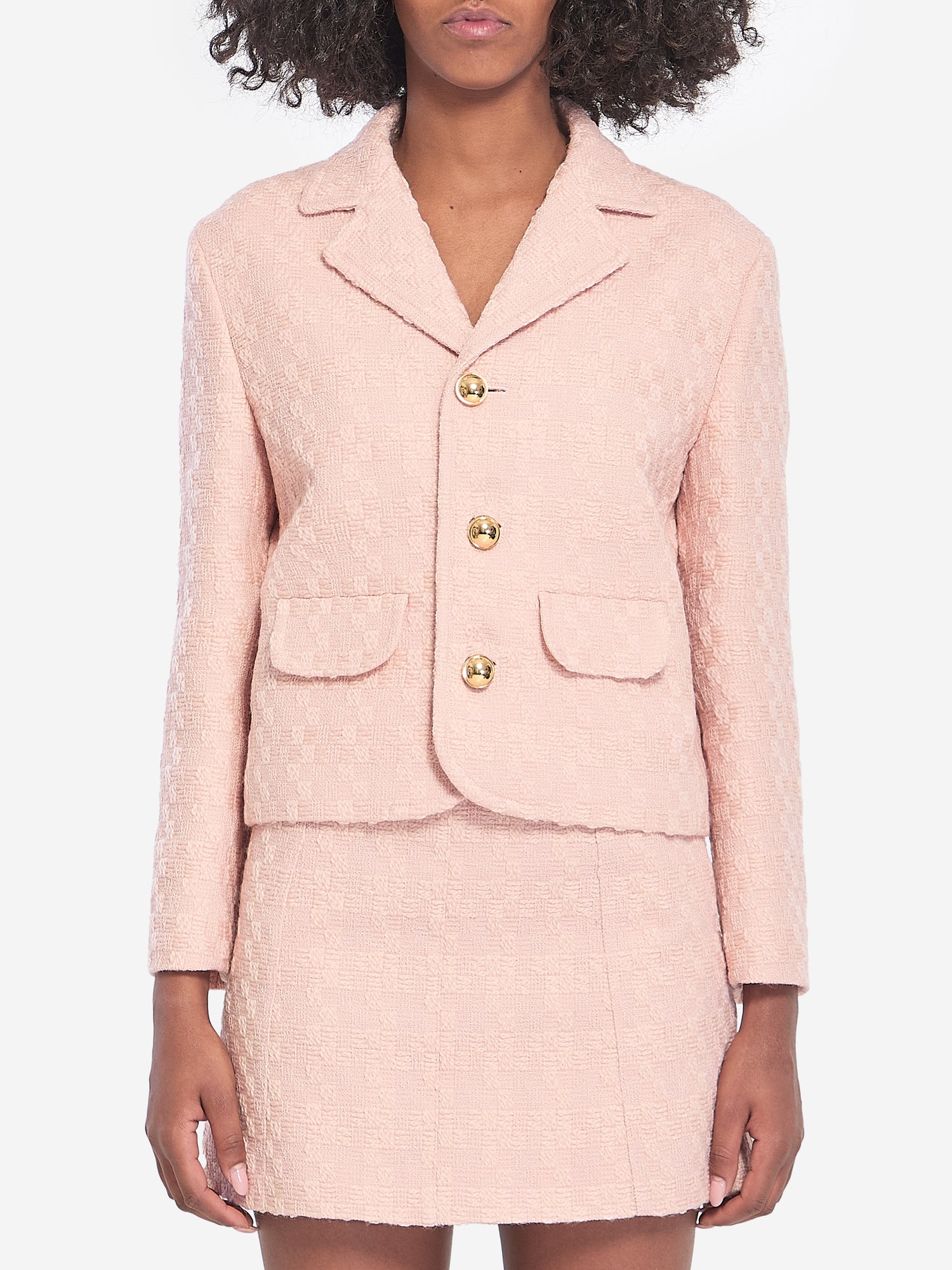 CELINE 38 wool blend cropped jacket