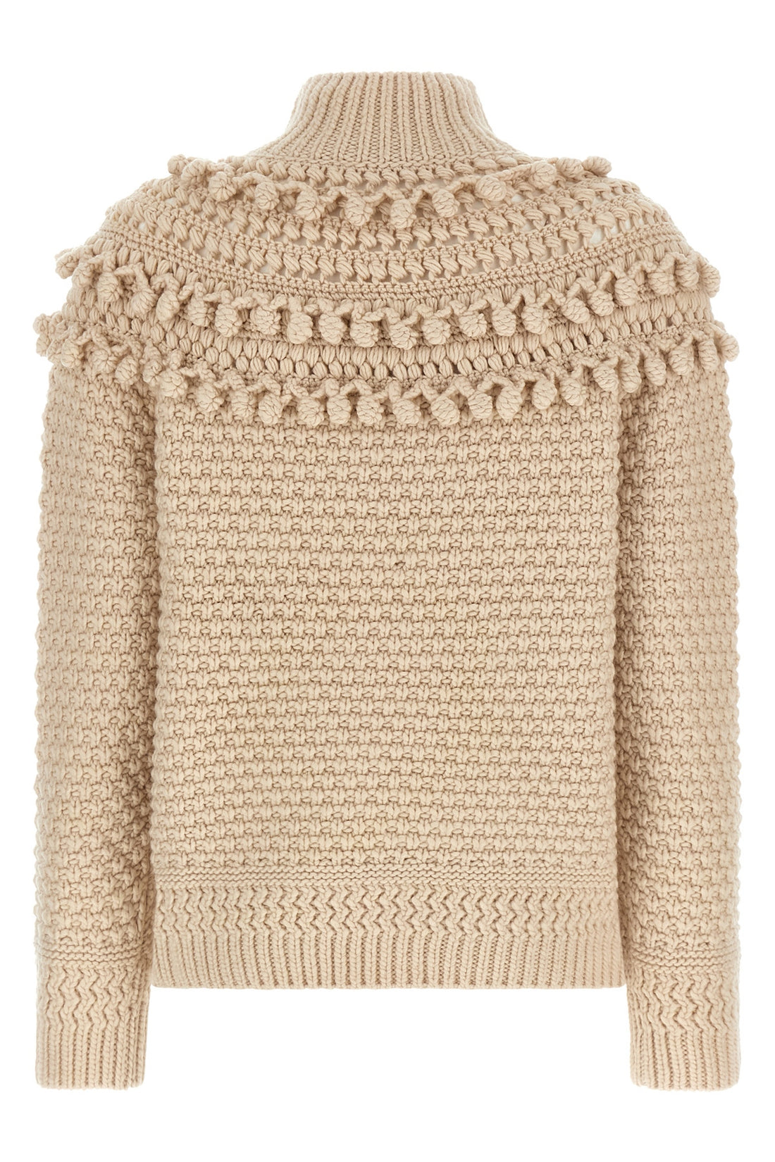 ZIMMERMANN 0 hypnotic bauble knitted wool sweater