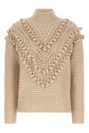 hypnotic bauble knitted wool sweater