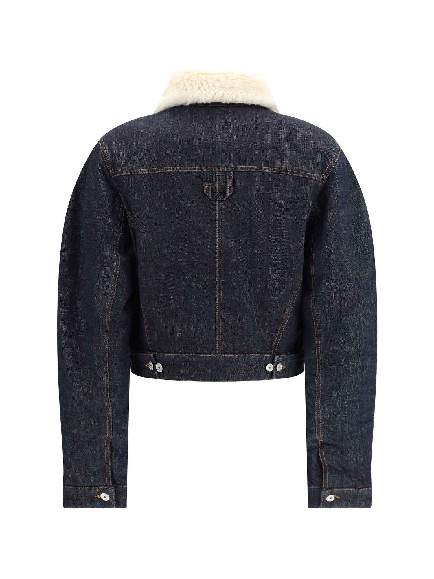 JACQUEMUS 36 de-nîmes ovalo denim bomber