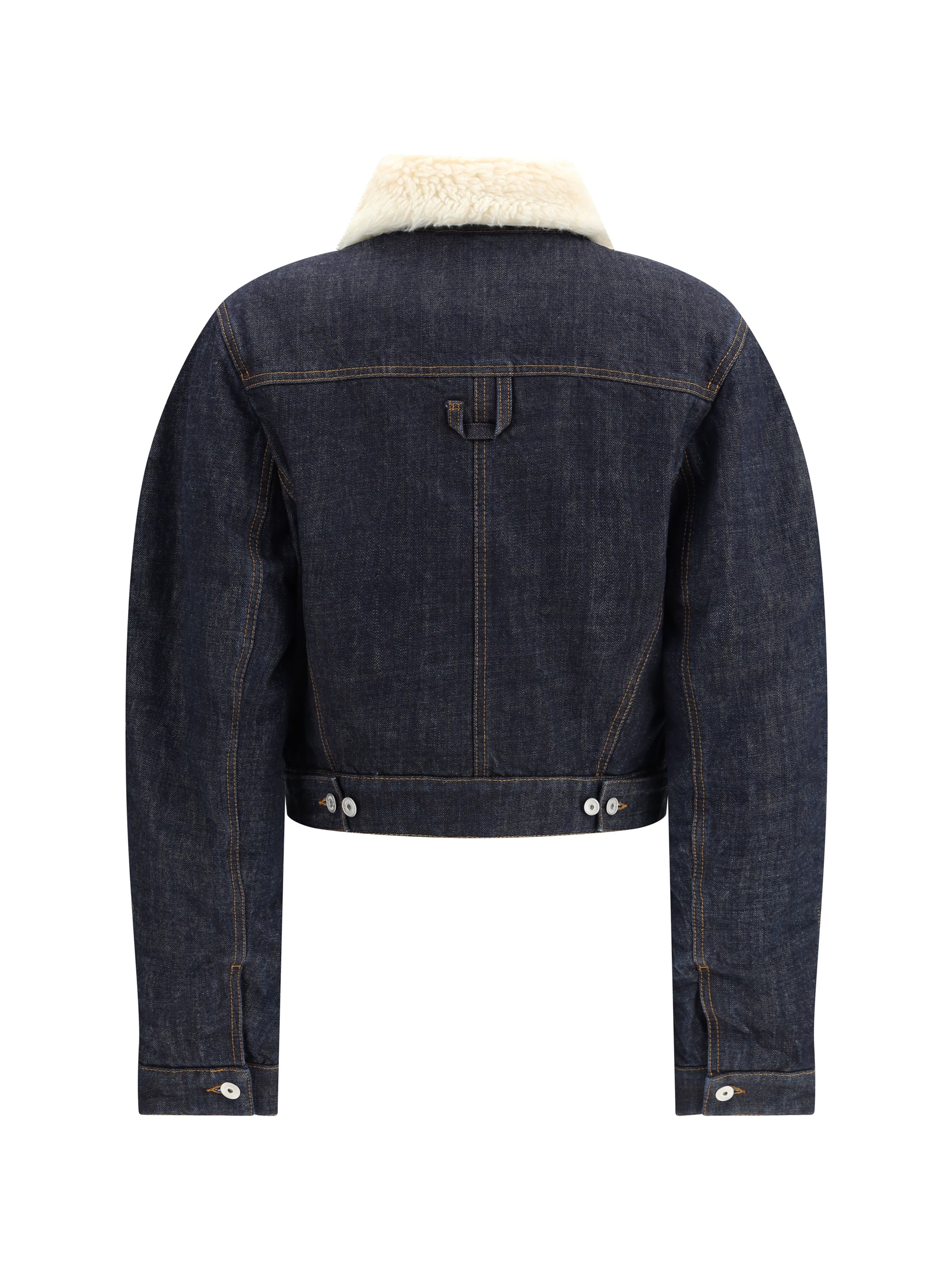 JACQUEMUS 36 de-nîmes ovalo denim bomber