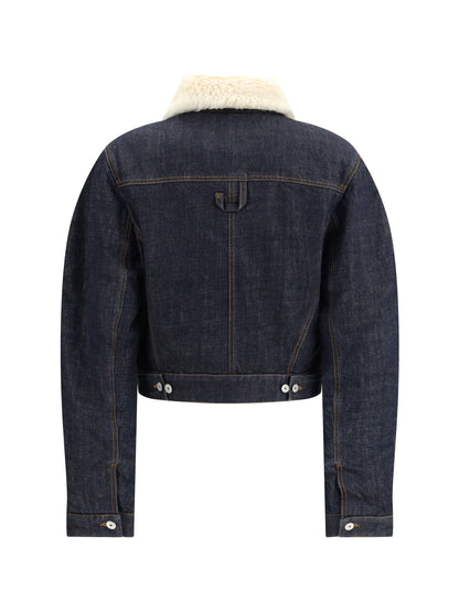 JACQUEMUS 36 de-nîmes ovalo denim bomber