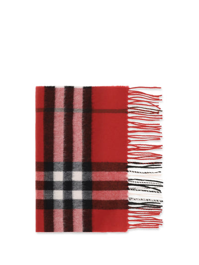 check cashmere scarf
