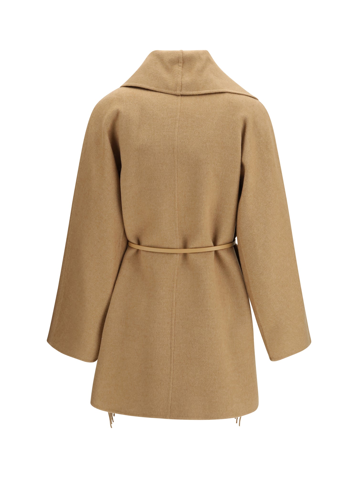 MAX MARA 38 camel cardigan coat