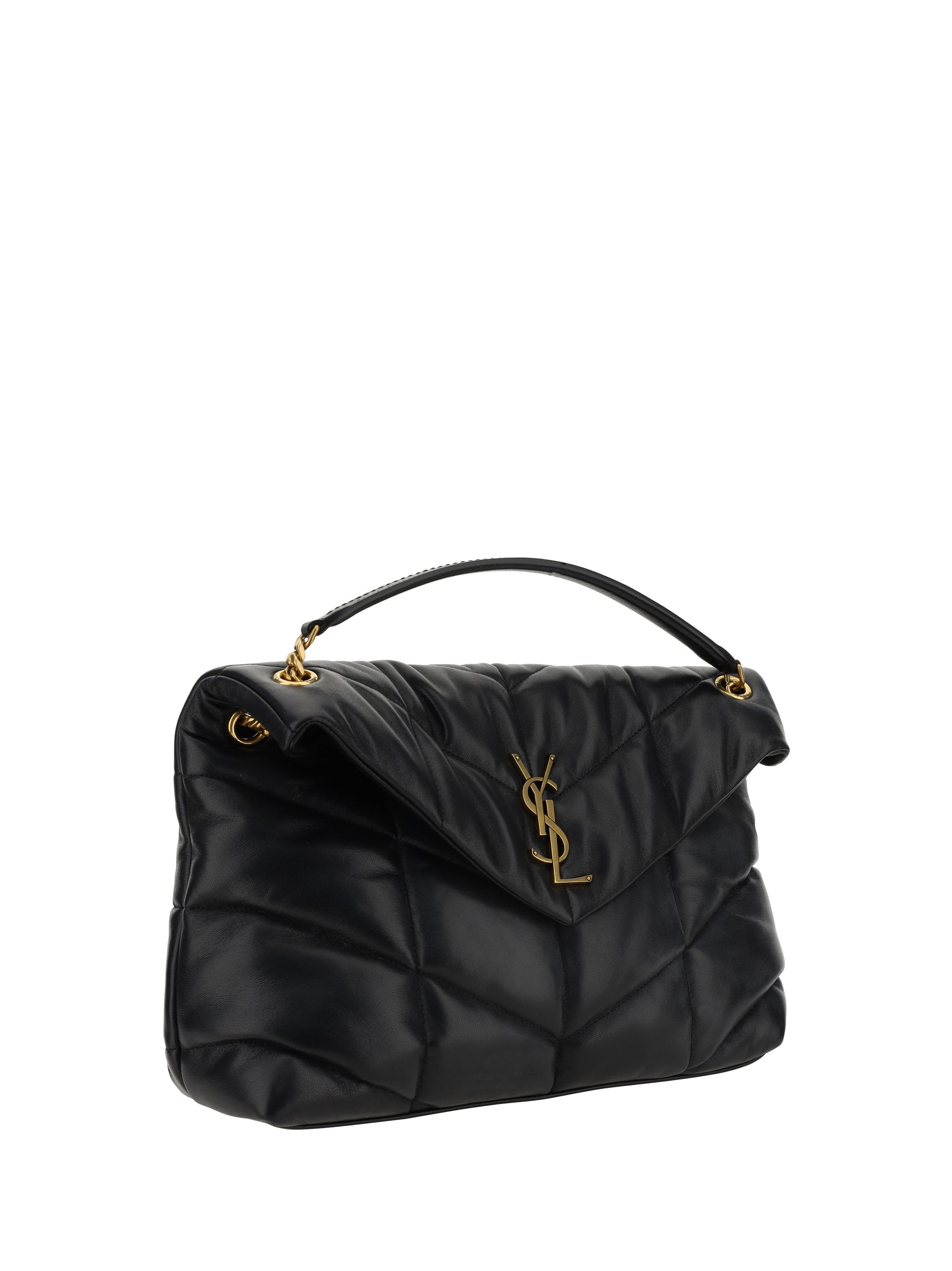 loulou medium leather shoulder bag