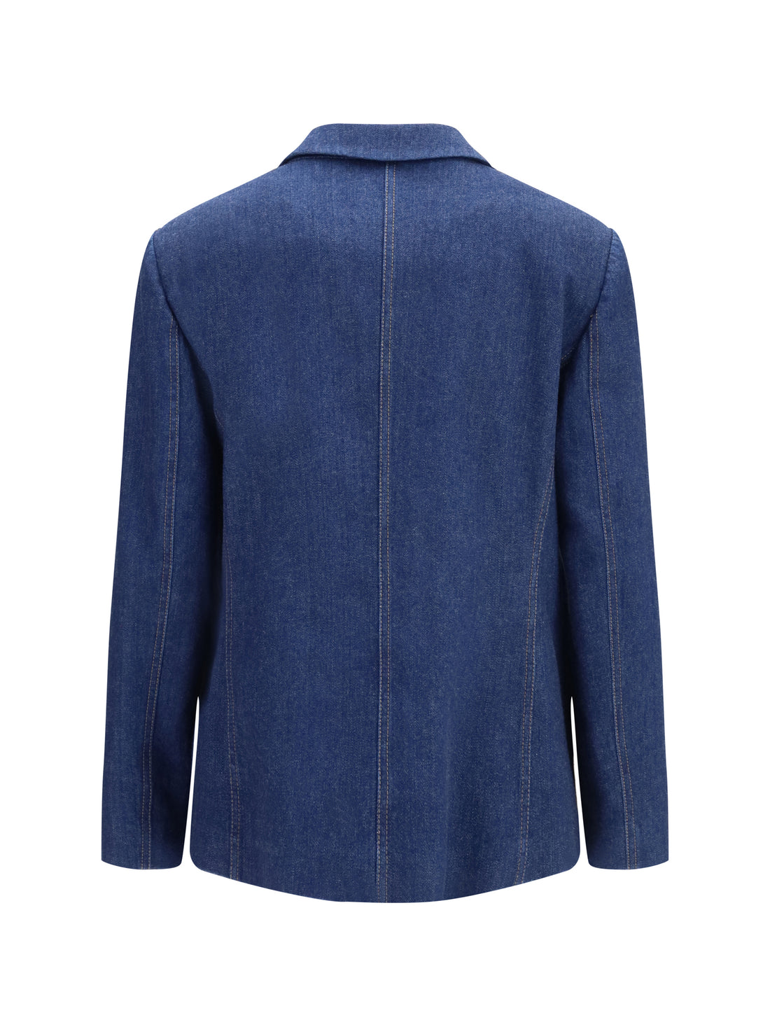 GIORGIO ARMANI 44 single-breasted denim jacket 