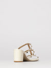 woman's heeled sandal