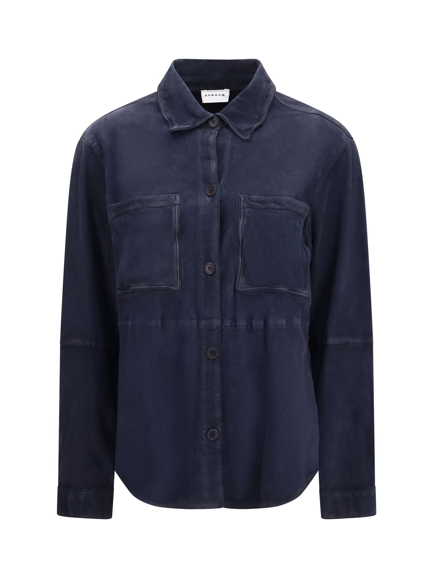 P.A.R.O.S.H. L suede shirt