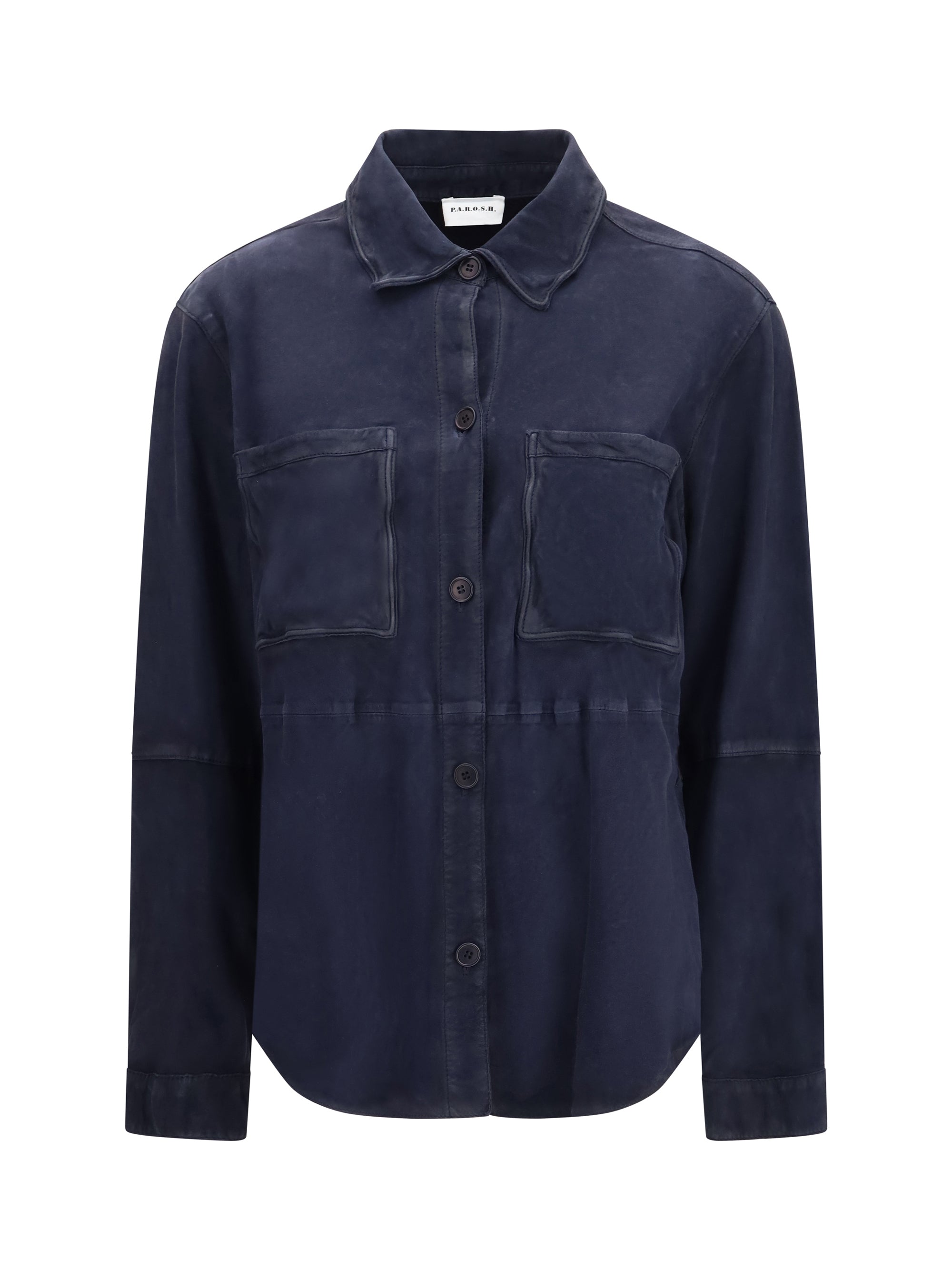 P.A.R.O.S.H. L suede shirt